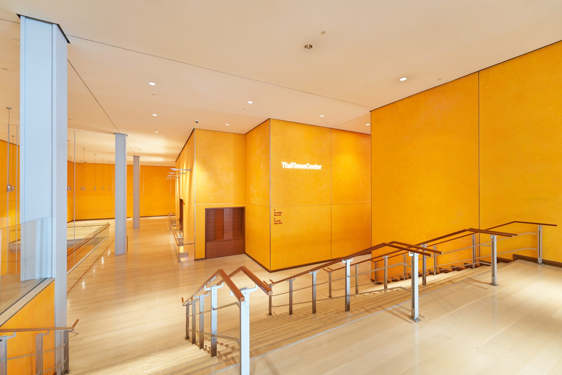 The Times Center upper lobby